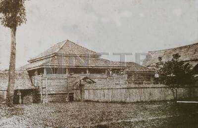 Sultan Abdul Samad's residence in Kuala Langat taken in 1875.