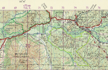 Peta Ladang Broome Sungai Buah, 1963