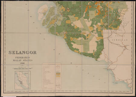 Peta Selangor (Selatan), tahun 1926