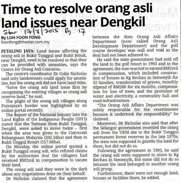 Loh Foon Fong @ The Star, 17 March 2015