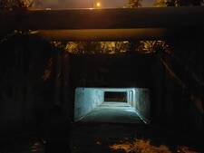 Terowong pejalan kaki Seksyen 3 di waktu malam