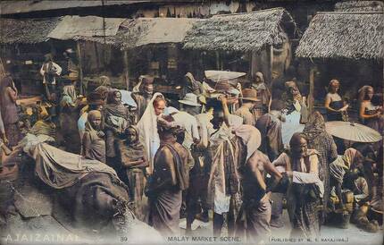 Gambar hiasan: Pasar Kajang - 1910 (colorized)