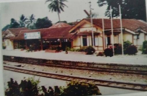 Stesyen keretapi Kajang. Tahun 1988 Stesyen keretapi Kajang. Tahun 1988