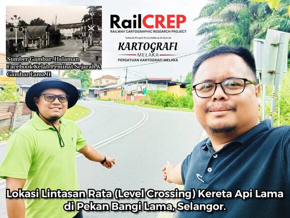 Lokasi lintasan rata (Level crossing) lama di pekan Bangi Lama, Selangor. Lokasi lintasan rata (Level crossing) lama di pekan Bangi Lama, Selangor.