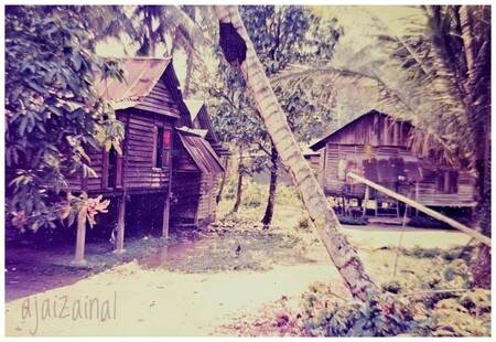 Suasana Kg. Masjid Bangi sekitar tahun 1986 - 87