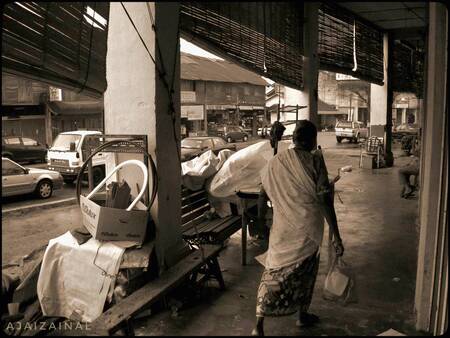 Blok bangunan rumah kedai