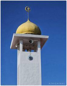 Menara Masjid Kariah Bangi (lebih dekat) Menara Masjid Kariah Bangi (lebih dekat)