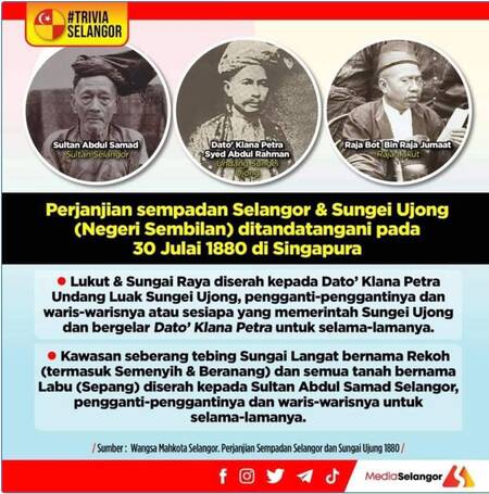 Sejarah pertukaran daerah Negeri Selangor - Negeri Sembilan