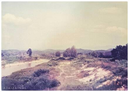 Melihat Kajang Dari Tebing Sg.Langat (Foto Tahun 1988)