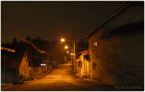 Jalan menuju ke Kampung Bangi dari Pekan Bangi
