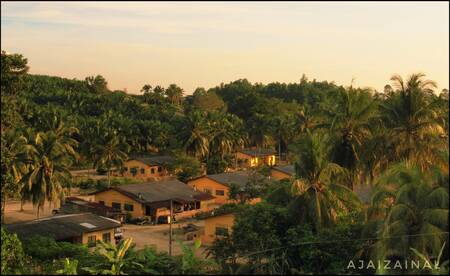 Suasana lewat petang di Golloway Estate suatu ketika dulu