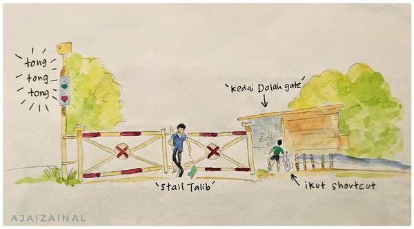 Nostalgia Bangi - Gate Keretapi