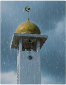 Menara Masjid Kariah Bangi (ketika hujan) Menara Masjid Kariah Bangi (ketika hujan)