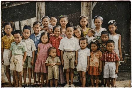 Foto tahun 1948 - diwarnakan semula