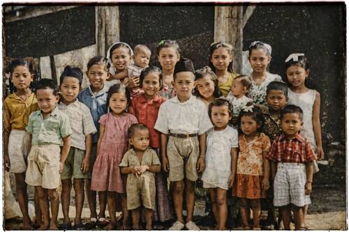 Foto tahun 1948 - diwarnakan semula