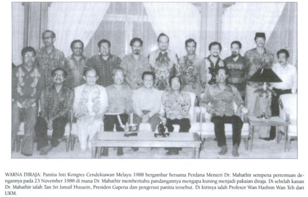 Panitia Inti Kongres Cendekiawan Melayu 1988