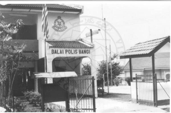 Balai Polis Bangi 1980-1990an, di No. 46 Lorong Bunga Melor 2, Taman Angsana