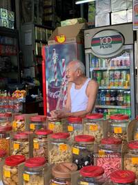Uncle Siew, the owner of one the oldest shops in Kajang Town.