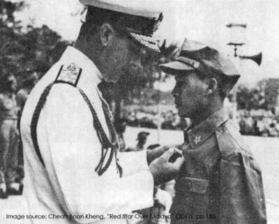 Mountbatten and Liu Yau, Red Star Over Malaya,pp.133a