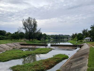 Taman Tasik Cempaka kini, diambil di lokasi yang sama