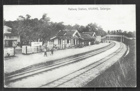 Kajang Railway Station Selangor Malaya Malaysia ca 1910