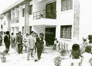 Sultan Selangor, Sultan Salahuddin Abdul Aziz Shah Alhaj ibni Almarhum Sultan Hisamuddin Alam Shah berkenan melawat sekitar Universiti Kebangsaan Malaysia di Bangi. 21.01.1979