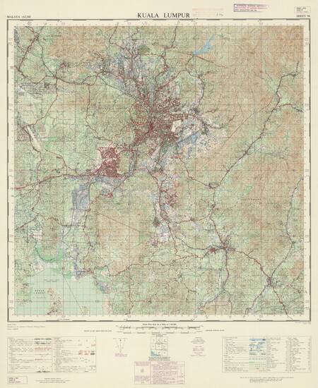 Malaysia, Selangor, Kuala Lumpur, Series: L7010, Sheet 94, 1962, 1:63 360