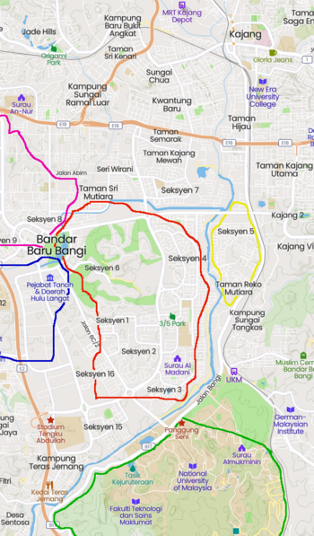 West Country Estate, dan sekitarnya, kini