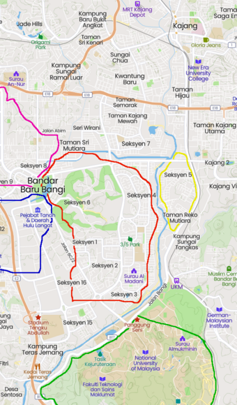 West Country Estate, dan sekitarnya, kini