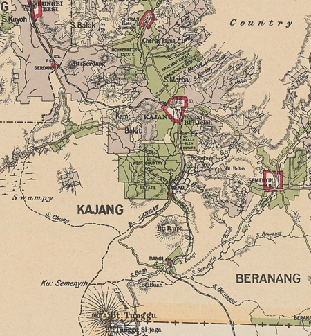 Kawasan Sekitar Bangi-Reko-Kajang, 1904