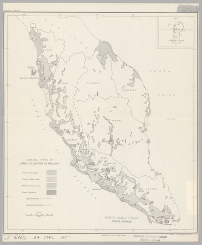 Peta Guna Tanah Malaya 1942