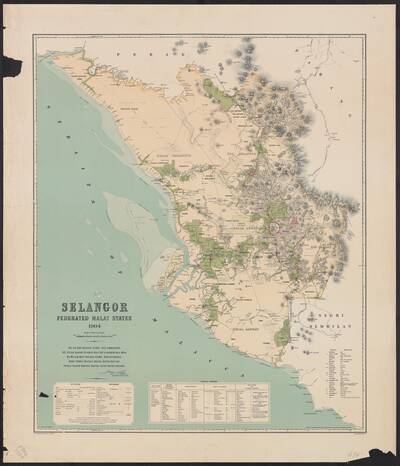 Peta Selangor tahun 1904