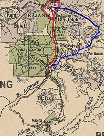 Kajang-S.Jebat/S.Reko-Rekoh-Kajang (Peta 1904)